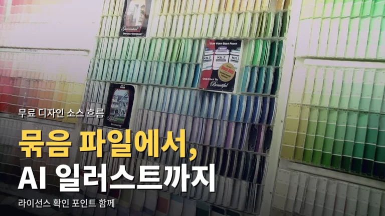 무료 아이콘·일러스트 소스는 어떻게 바뀌었나 - 묶음 다운로드에서 디자인 툴·AI까지 최신 사이트 모음